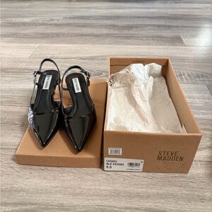 Steve Madden legaci kitten heel pointed pump in black